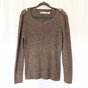 LIZ CLAIBORNE Taupe Sweater